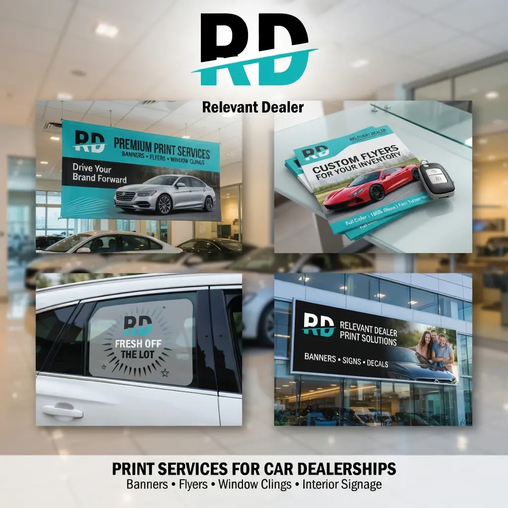 Examples of print services from Relevant Dealer