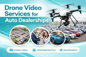 Drone services for auto dealership promotion