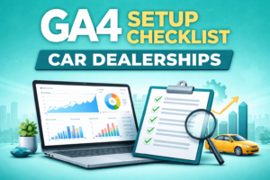 GA4 setup for car dealerships