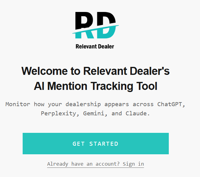 Ai mention tracker for dealerships getting started
