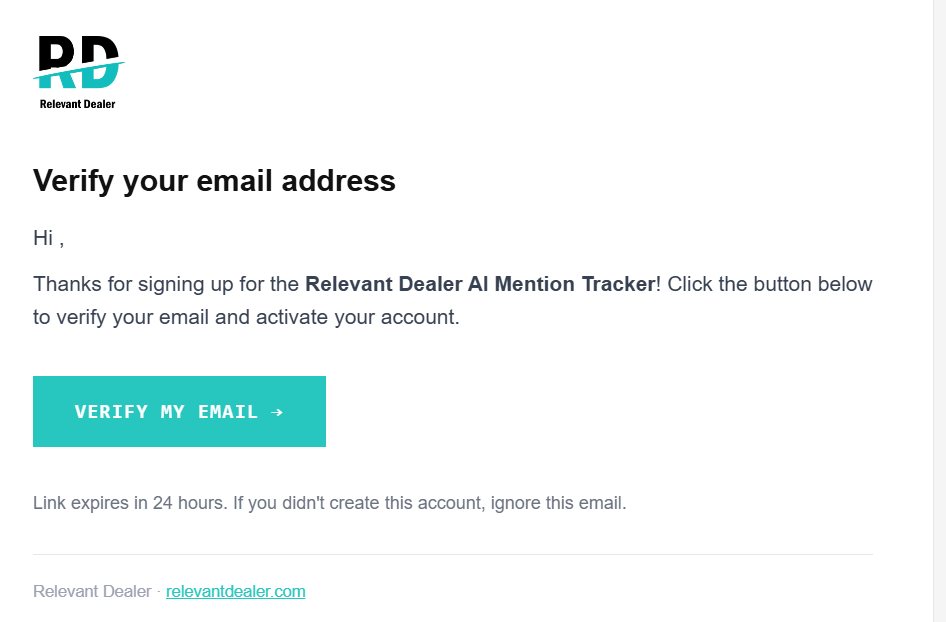 Email verification ai tracking tool
